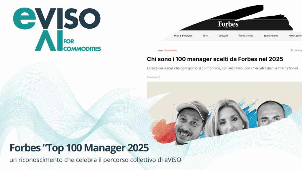 Forbes “Top 100 Manager 2025”: un riconoscimento che celebra il percorso collettivo di eVISO