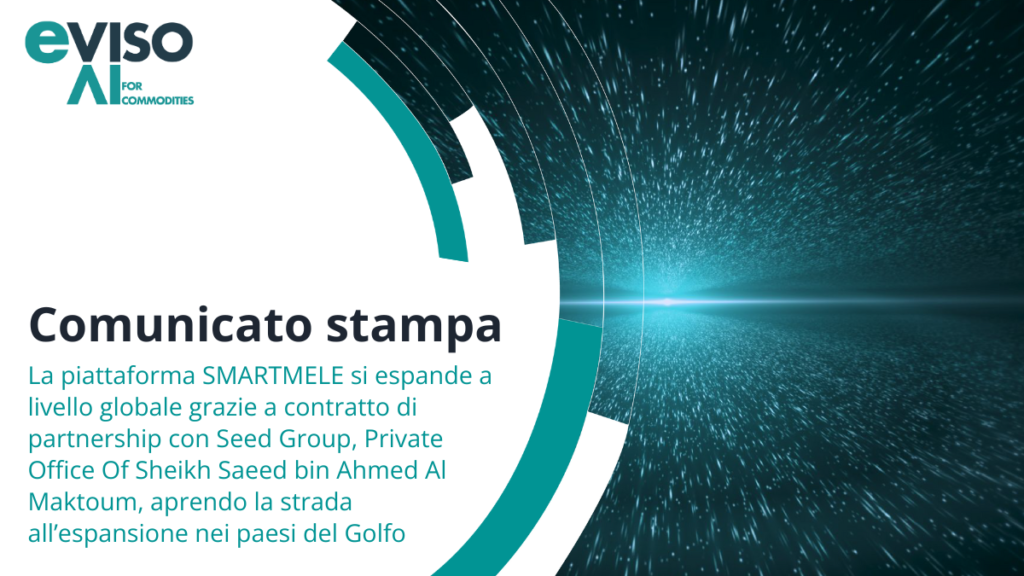 eVISO: la piattaforma SMARTMELE si espande a livello globale grazie a contratto di partnership con Seed Group, Private Office Of Sheikh Saeed bin Ahmed Al Maktoum, aprendo la strada all’espansione nei paesi del Golfo