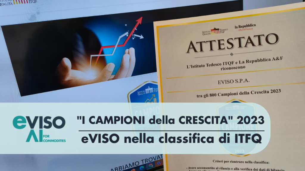eVISO among the italian “Champions of Growth” (I Campioni della Crescita )