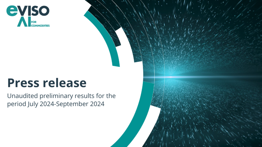 EVISO: unaudited preliminary results for the period July 2024-September 2024