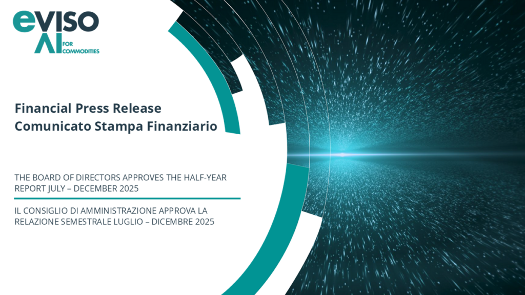 eVISO: THE BOARD OF DIRECTORS APPROVES THE HALF-YEAR REPORT JULY – DECEMBER 2025