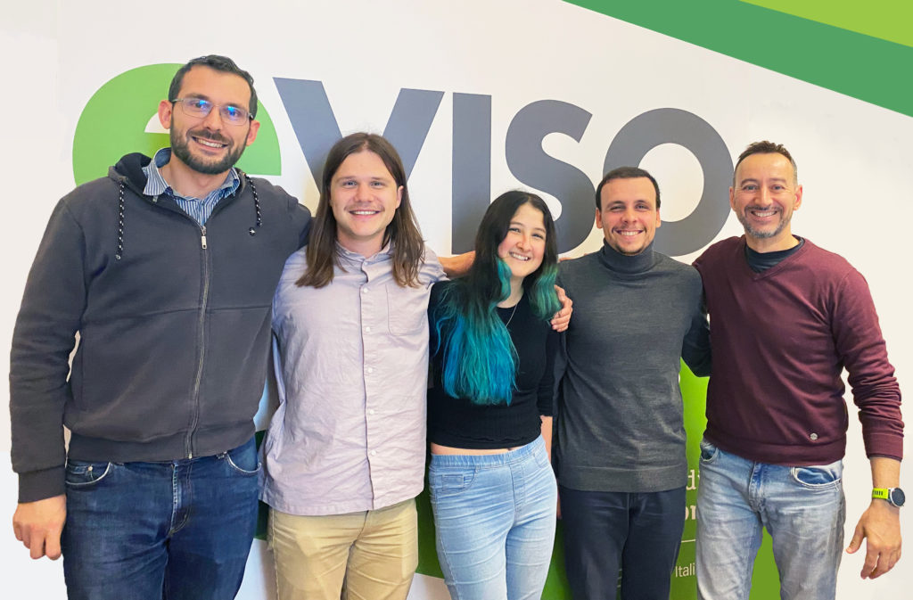 Duarte Fernandes e Pavel Grossman in visita alla sede eVISO